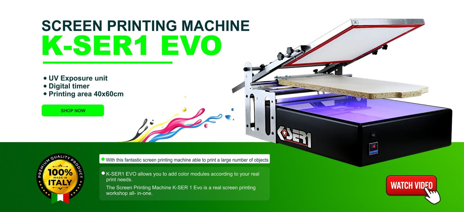 Screen Printing Machine K-SER 1 Evo